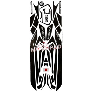 پد کامل بدنه ژله ای موتورسیکلت کلیک 150 Click مدل مشکی پیانویی