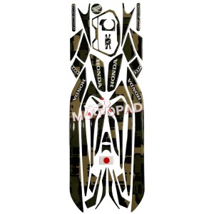 پد کامل بدنه ژله ای موتورسیکلت کلیک 150 Click مدل چریکی