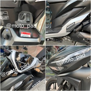 پد کامل بدنه ژله ای موتورسیکلت کلیک 150 Click مدل کربن