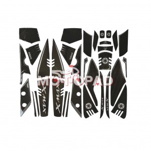 پد کامل بدنه ژله ای موتورسیکلت یاماها XMAX تاق قدیم مدل کربن