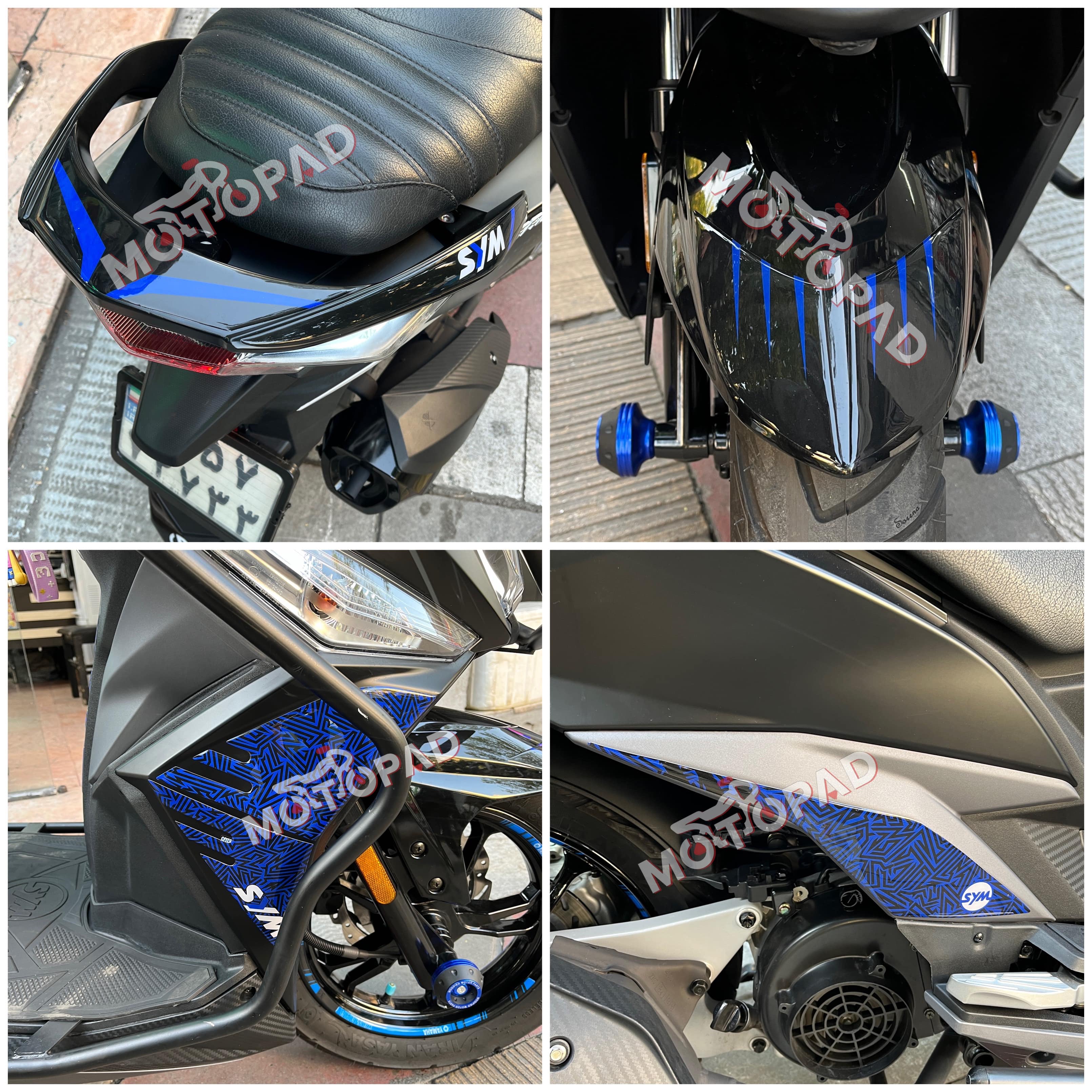 نمونه کار نصب شده sym j200