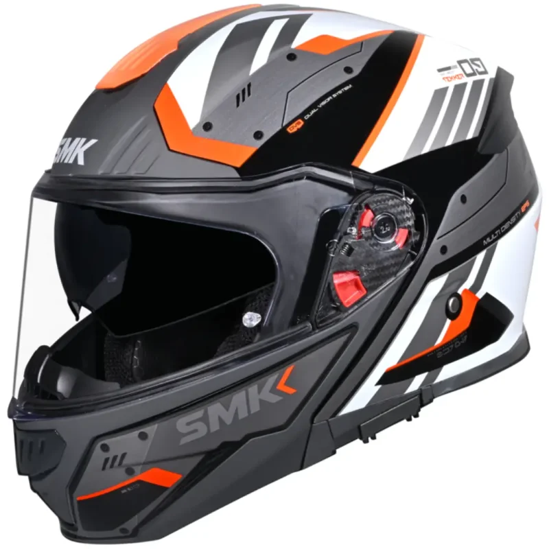 کلاه کاسکت فک متحرک SMK مدل GULLWING TEKKER