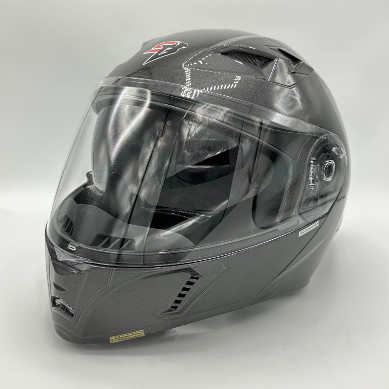 کلاه کاسکت فک متحرک STEELBIRD مدل SBA-20 GREY