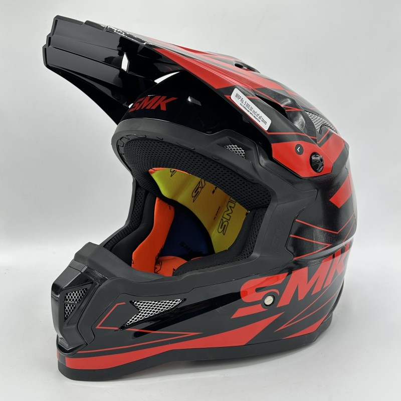 کلاه کاسکت فک ثابت کراسی SMK ALLTERRA مدل SLOPE GL-230