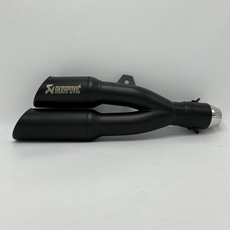 اگزوز  قهرمانی موتورسیکلت AKRAPOVIC دولول مدل BLACK
