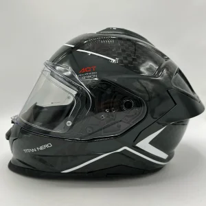 کلاه کاسکت فک ثابت SMK TITAN CARBON NERO مدل GL-261