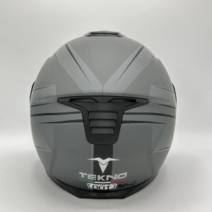 کلاه کاسکت فک متحرک TEKNO مدل NARDO GREY