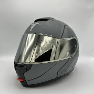 کلاه کاسکت فک متحرک TEKNO مدل NARDO GREY