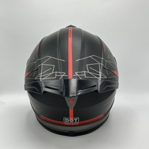 کلاه کاسکت فول فیس VENOM مدل BLACK REDLINE