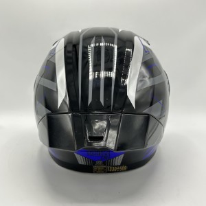 کلاه کاسکت فک متحرک STEELBIRD مدل SBA-20 BLACK BLUE