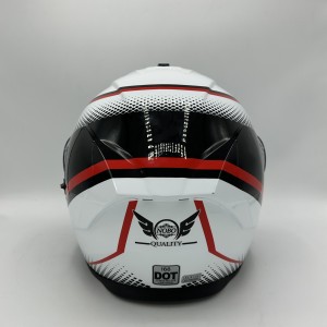 کلاه کاسکت فک متحرک NOBO مدل 166 WHITE