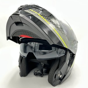 کلاه کاسکت فک متحرک NOBO مدل 166 BLACK