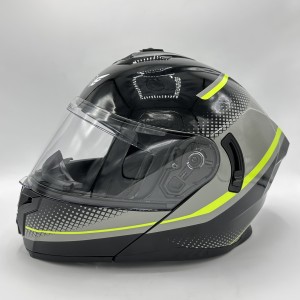 کلاه کاسکت فک متحرک NOBO مدل 166 BLACK