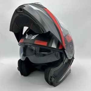 کلاه کاسکت فک متحرک NOBO مدل 160 BLACK1