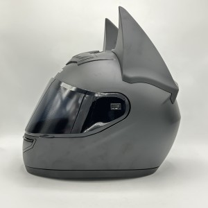 کلاه کاسکت فک ثابت دخترانه بتمنی VENOM مدل BLACK MATTE