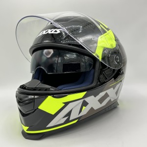 کلاه کاسکت فک ثابت AXXIS مدل EAGLE SV BLACK PHOSPHORUS