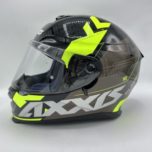 کلاه کاسکت فک ثابت AXXIS مدل EAGLE SV BLACK PHOSPHORUS