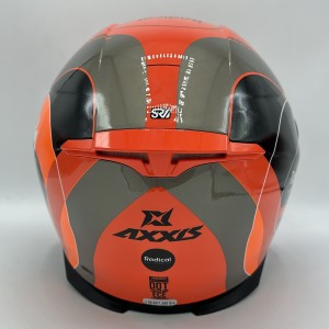 کلاه کاسکت فک ثابت AXXIS مدل EAGLE SV ORANGE