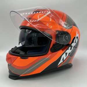 کلاه کاسکت فک ثابت AXXIS مدل EAGLE SV ORANGE