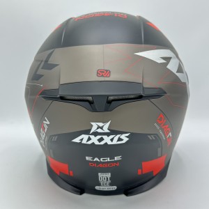 کلاه کاسکت فک ثابت AXXIS مدل EAGLE SV BLACK RED