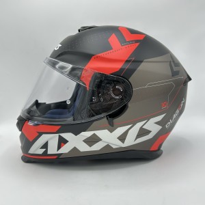 کلاه کاسکت فک ثابت AXXIS مدل EAGLE SV BLACK RED