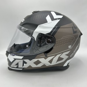 کلاه کاسکت فک ثابت AXXIS مدل EAGLE SV BLACK SILVER