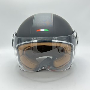 کلاه کاسک بدون‌فک BEON مدل B110 BLACK MATTE