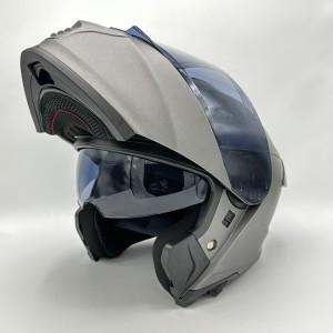 کلاه کاسکت فک متحرک IBK مدل GREY