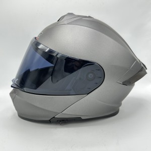 کلاه کاسکت فک متحرک IBK مدل GREY