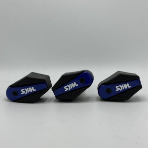 پروتکشن بدنه موتور سیکلت مناسب برای SYM NA 180  بسته سه عددی مدل BLUE