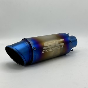 اگزوز قهرمانی موتورسیکلت SC دهن گشاد مدل SEVEN COLORS