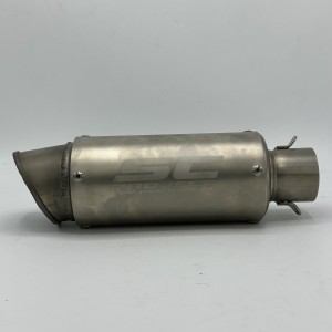 اگزوز قهرمانی موتورسیکلت SC دهن گشاد مدل SILVER