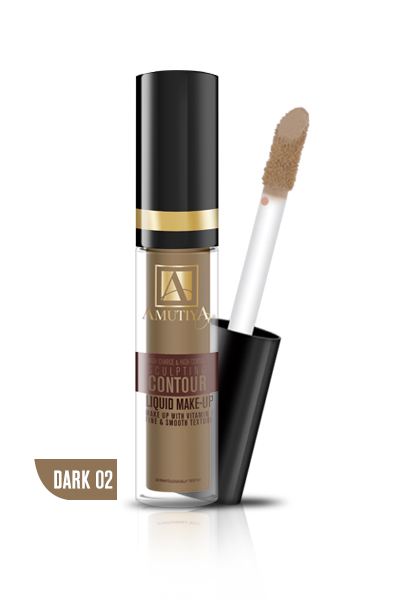 کانتور مایع آموتیا مدل ویتامین E شماره DARK02 حجم میلی لیتر