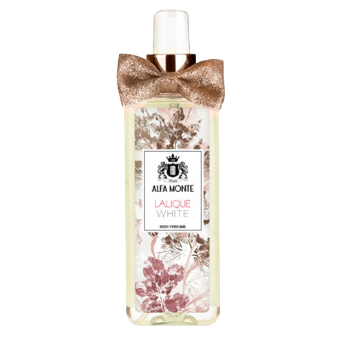 بادی پرفیوم آلفا مونته مدل لالیک سفید حجم 260 میلی لیتر