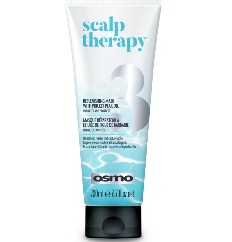 ماسک آبرسان کف سر اوسمو مدل اسکالپ تراپی حاوی روغن میوه گلابی خاردار حجم 200 میلی لیتر