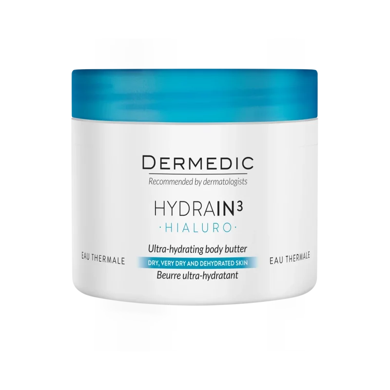 کره دست و بدن درمدیک مدل آبرسان عمیق پوست حجم 225 میلی لیتر