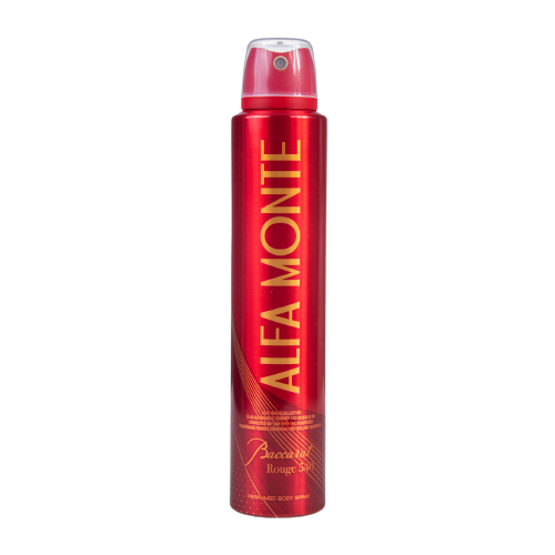 اسپری بدن زنانه آلفا مونته مدل Baccarat Rouge 540 حجم 200 میلی لیتر