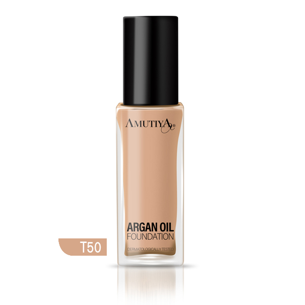 کرم پودر آموتیا  مدل روغن آرگان شماره T50 حجم 30 میلی لیتر