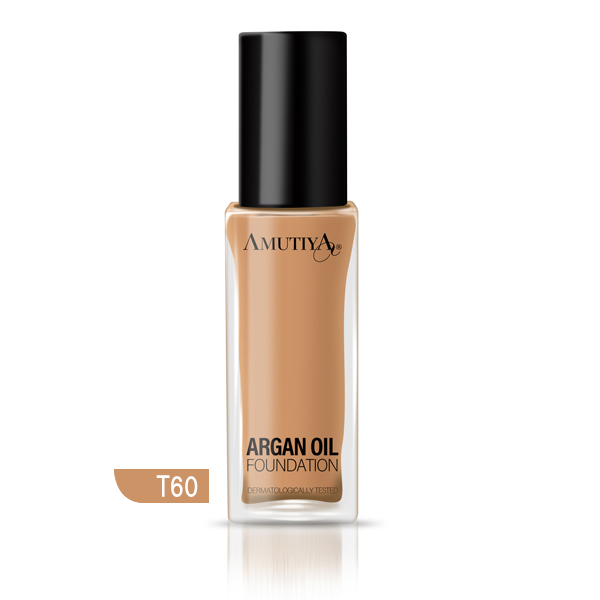 کرم پودر آموتیا  مدل روغن آرگان شماره T60 حجم 30 میلی لیتر