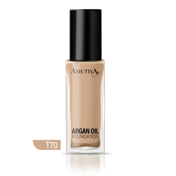 کرم پودر آموتیا  مدل روغن آرگان شمارهT70 حجم 30 میلی لیتر