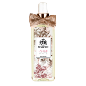 بادی پرفیوم آلفا مونته مدل لالیک سفید حجم 260 میلی لیتر