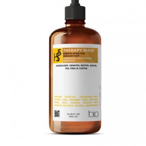 ماسک کراتینه HS5 مدل مخصوص موهای آسیب دیده حجم 500 میلی لیتر