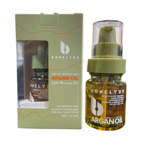 سرم آرگان بونکلید BONKLYDE مدل فاقد پارابن و الکل مناسب مو پوست و ناخن حجم 50 میلی لیتر