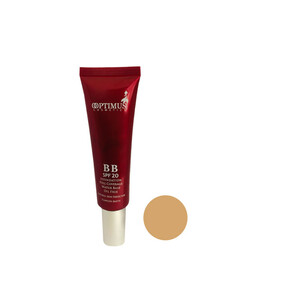 کرم پودر BB cream اپتیموس  B306 مدل  SPF 20 پایه آب بدون چربی حجم 55 میلی لیتر