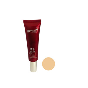 کرم پودر BB cream اپتیموس  B302 مدل  SPF 20 پایه آب بدون چربی حجم 55 میلی لیتر