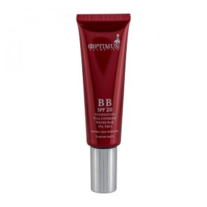 کرم پودر BB cream اپتیموس  B303 مدل  SPF 20 پایه آب بدون چربی حجم 55 میلی لیتر