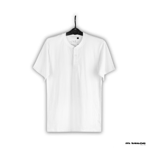 تیشرت یقه گرد سه دگمه