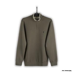 سویشرت یقه نیم زیپ