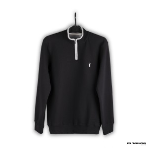 سویشرت یقه نیم زیپ