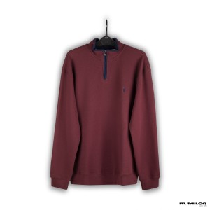 سویشرت یقه نیم زیپ